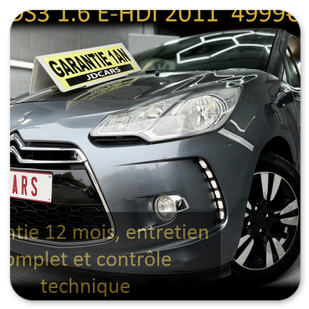 CITROËN DS3 1.6 E-HDI GARANTIE 1 AN CTOK 4999€ TTC CITROËN DS3 1.6 E-HDI GARANTIE 1 AN CTOK 4999€ TTC