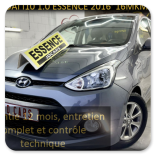 HYUNDAI I10 1.0 ESSENCE 16MKM GARANTIE 1 AN CTOK 9499€
