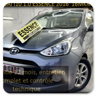 HYUNDAI I10 1.0 ESSENCE 16MKM GARANTIE 1 AN CTOK 9499€