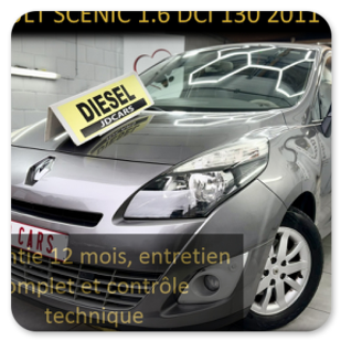 RENAULT SCENIC 1.6 DCI 130 GARANTIE 1 AN CTOK 4999€