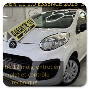 CITROËN C1 1.0 ESSENCE GARANTIE 1 AN CTOK 3999€