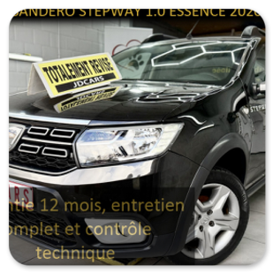 DACIA SANDERO STEPWAY 1.0 ESSENCE 49MKM GARANTIE 1 AN CTOK 8499€