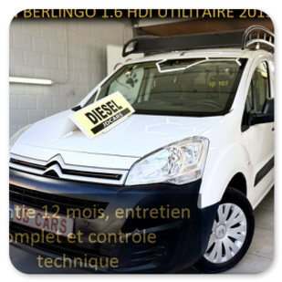 CITROËN BERLINGO 1.6 HDI UTILITAIRE GARANTIE 1 AN CTOK 5499€