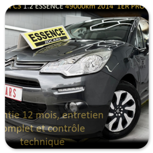 CITROEN C3 1.2 ESSENCE 49MKM GARANTIE 1 AN CTOK 5999€