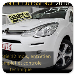 CITROEN C3 1.0 ESSENCE 74MKM GARANTIE 1 AN CTOK 5999€