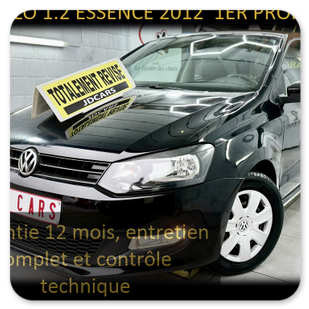 VOLKSWAGEN POLO 1.2 ESSENCE 56MKM GARANTIE 1 AN CTOK 6999€