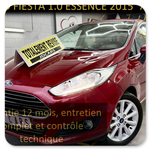 FORD FIESTA 1.0 ESSENCE 90MKM GARANTIE 1 AN CTOK 7499€