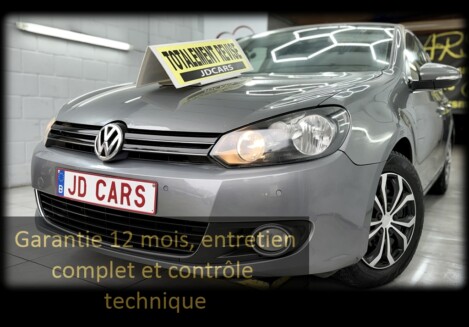 VOLKSWAGEN GOLF 6 1.6 TDI BLUEMOTION GARANTIE 1 AN CTOK 6999€