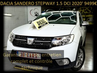 DACIA SANDERO STEPWAY 1.5 DCI GARANTIE 1 AN CTOK 9499 DACIA SANDERO STEPWAY 1.5 DCI GARANTIE 1 AN CTOK 9499