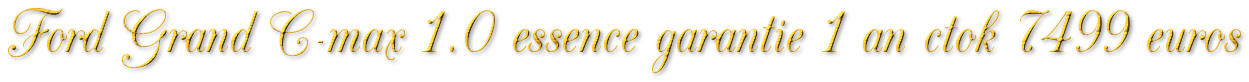 FORD GRAND C-MAX 1.0 ESSENCE FULL GARANTIE 1 AN CTOK 7499€