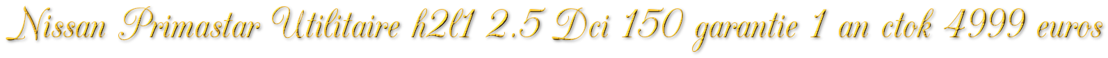 NISSAN PRIMASTAR 2.5 DCI 150 UTILITAIRE H2L1 GARANTIE 1 AN CTOK 4999€