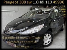 PEUGEOT 308 SW 1.6 HDI 110 GARANTIE 1 AN CTOK 4999€ TTC