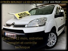 CITROËN BERLINGO UTILITAIRE 1.6 HDI 75 GARANTIE 1A N CTOK 4999€ TTC