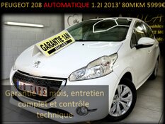 PEUGEOT 208 1.2 ESSENCE AUTOMATIQUE GARANTIE 1 AN CTOK 5999€