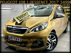 PEUGEOT 108 1.0 ESSENCE GARANTIE 1 AN CTOK 5499€ 