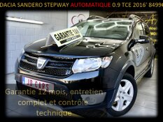 DACIA SANDERO STEPWAY AUTOMATIQUE 0.9 ESSENCE 74MKM GARANTIE 1 AN CTOK 8499€