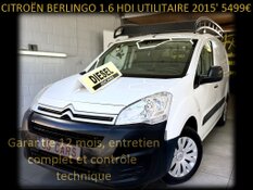 CITROËN BERLINGO 1.6 HDI UTILITAIRE GARANTIE 1 AN CTOK 5499€