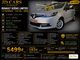 RENAULT SCENIC LIMITED 1.2 TCE GARANTIE 1 AN CTOK 5499€