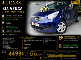 KIA VENGA 1.4 CRDI ECODYNAMICS GARANTIE 1 AN CTOK 4499€