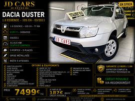 DACIA DUSTER 1.6 ESSENCE 31MKM GARANTIE 1 AN CTOK 7499€