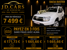 DACIA DUSTER 1.6 ESSENCE 31MKM GARANTIE 1 AN CTOK 7499€