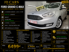 FORD GRAND C-MAX 1.0 ESSENCE GARANTIE 1 AN CTOK 6499€